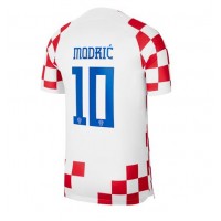 Billiga Kroatien Luka Modric #10 Hemma fotbollskläder VM 2022 Kortärmad